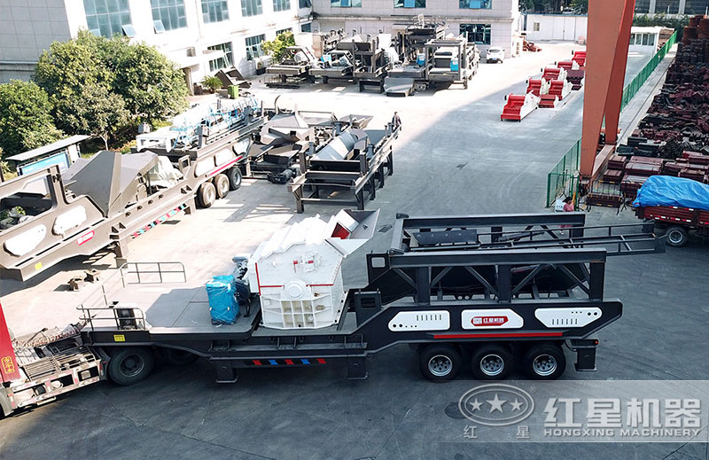 乐鱼车载式破碎制砂机发货